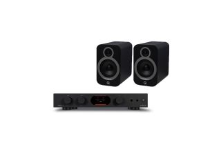 Audiolab 7000A Integrated Amplifier with Q Acoustics 3030i Bookshelf Speakers
