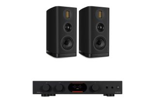 Audiolab 7000A Integrated Amplifier with Wharfedale Evo 5.2 Bookshelf Speakers
