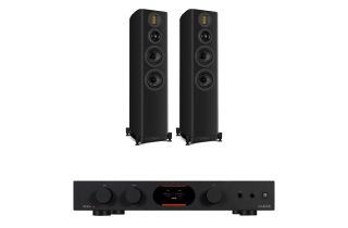 Audiolab 7000A Integrated Amplifier with Wharfedale Evo 5.4 Floorstanding Speakers