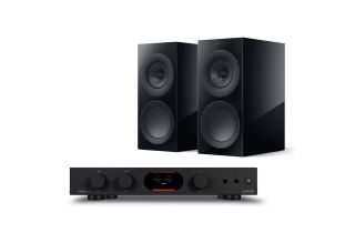 Audiolab 7000A Integrated Amplifier with KEF R3 Meta Bookshelf Speakers 