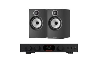 Audiolab 7000A Integrated Amplifier with Bowers & Wilkins 606 S3 Standmount Speakers