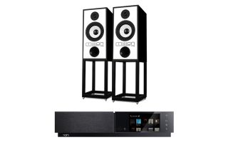 Naim Uniti Nova All-In-One Player with Mission 770 Standmount Loudspeakers with Stands