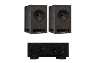 Mission 778X Integrated Amplifier with Fyne Audio F5e Bookshelf Speakers