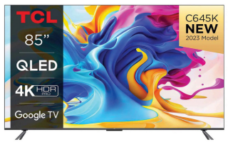 TCL 85C645K 85" 4K QLED Smart Ultra High Def TV