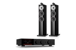 Audiolab 9000A Integrated Amplifier with Bowers & Wilkins 703 S3 Floorstanding Speakers