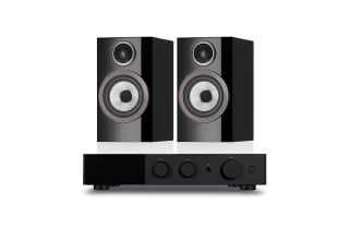 Audiolab 9000A Integrated Amplifier with Bowers & Wilkins 707 S3 Standmount Speakers 