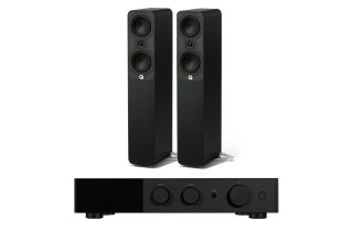 Audiolab 9000A Integrated Amplifier with Q Acoustics Q 5040 Floorstanding Speakers