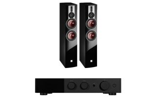 Audiolab 9000A Integrated Amplifier with Dali Rubicon 6 Floorstanding Speakers