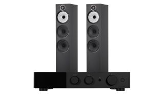 Audiolab 9000A Integrated Amplifier with Bowers & Wilkins 603 S3 Floorstanding Speakers