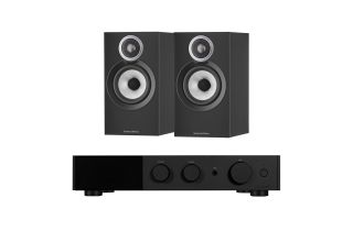 Audiolab 9000A Integrated Amplifier with Bowers & Wilkins 607 S3 Standmount Speakers