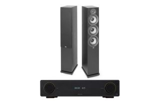 Arcam Radia A15 Integrated Amplifier with Elac Debut F6.2 Floorstanding Speakers