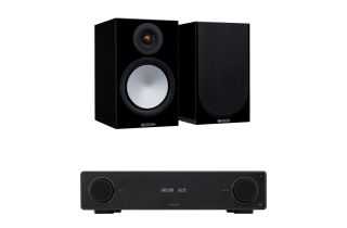 Arcam Radia A15 Integrated Amplifier with Monitor Audio Silver 100 7G Speakers