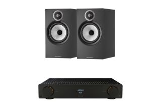 Arcam Radia A25 Integrated Amplifier with Bowers & Wilkins 606 S3 Standmount Speakers
