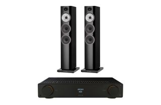 Arcam Radia A25 Integrated Amplifier with Bowers & Wilkins 704 S3 Floorstanding Speakers