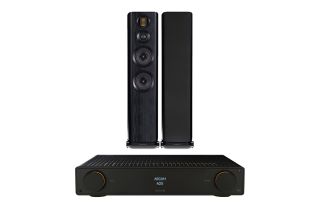 Arcam Radia A25 Integrated Amplifier with Wharfedale EVO4.4 Floorstanding Speakers