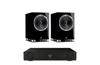 Arcam Radia A25 Integrated Amplifier with Fyne Audio F500SP Loudspeakers