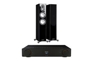 Arcam Radia A25 Integrated Amplifier with Monitor Audio Gold 5G 200 Floorstanding Speakers