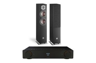 Arcam Radia A25 Integrated Amplifier with Dali Oberon 5 Floorstanding Speakers