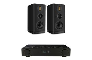 Arcam Radia A5 Integrated Amplifier with Wharfedale Evo 5.2 Bookshelf Speakers