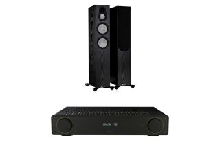Arcam Radia A5 Integrated Amplifier with Monitor Audio Silver 300 7G Speakers