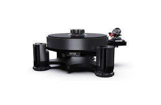 Avid Acutus Dark Iron Belt Driven Turntable with Resin Platter Mat & Clamping System - Black