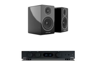 Audiolab 6000A Amplifier with Acoustic Energy AE300 Bookshelf Speakers