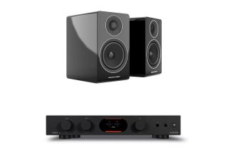 Audiolab 7000A Integrated Amplifier with Acoustic Energy AE300 Bookshelf Speakers