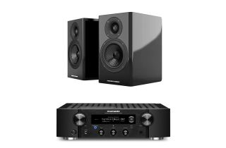 Marantz PM7000N Integrated Stereo Amplifier with Acoustic Energy AE500 Standmount Speakers