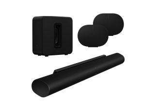 Sonos Arc Ultra Soundbar with Sonos Era 300 Pair & Sonos Sub 4 - Black