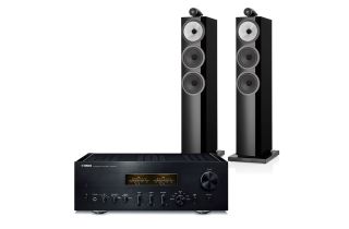 Yamaha A-S2200 Integrated Amplifier with Bowers & Wilkins 703 S3 Floorstanding Speakers