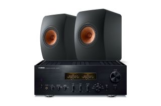 Yamaha A-S2200 Integrated Amplifier with KEF LS50 Meta Standmount Loudspeakers