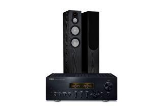 Yamaha A-S2200 Integrated Amplifier with Monitor Audio Silver 7G 300 Floorstanding Speakers