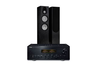 Yamaha A-S2200 Integrated Amplifier with Monitor Audio Silver 7G 500 Floorstanding Speakers