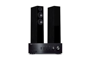Yamaha A-S301 Integrated Amplifier with Wharfedale Diamond 12.3 Floorstanding Speakers