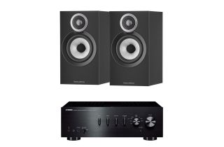 Yamaha A-S301 Integrated Amplifier with Bowers & Wilkins 607 S3 Bookshelf Speakers