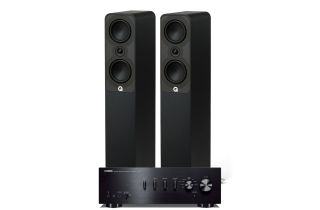 Yamaha A-S301 Integrated Amplifier with Q Acoustics Q 5040 Floorstanding Speakers