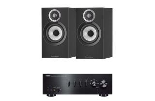 Yamaha A-S501 Integrated Amplifier with Bowers & Wilkins 607 S3 Standmount Speakers