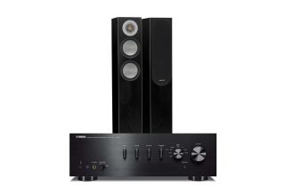 Yamaha A-S501 Integrated Amplifier with Monitor Audio Silver 7G 200 Floorstanding Speakers 