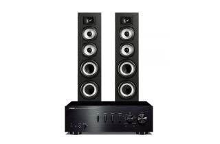 Yamaha A-S701 Integrated Amplifier with Polk Monitor XT70 Floor-Standing Loudspeakers