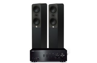 Yamaha A-S701 Integrated Amplifier with Q Acoustics Q 5040 Floorstanding Speakers