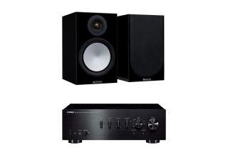 Yamaha A-S701 Integrated Amplifier with Monitor Audio Silver 100 7G Speakers