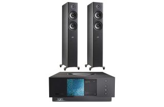 Naim Atom HDMI with Polk Reserve R500 Floorstanding Speakers