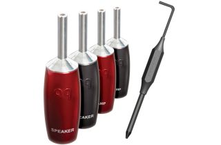 AudioQuest 500 Series Banana Plugs (Pack of 4) - Silver