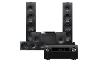 Denon AVC-X8500HA AV Receiver with KEF Q750 AV Speaker Pack 