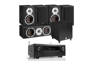 Denon AVC-X4800H 9.4 Ch. 8K AV Receiver with Dali Spektor 2 AV Speakers