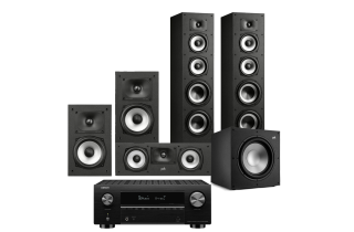 Denon AVR-X2800H AV Receiver with Polk Monitor XT70 Floor-standing Loudspeakers 5.1 Cinema Pack