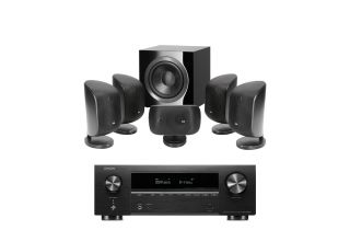 Denon AVR-X1800H AV Receiver with Bowers & Wilkins MT-60D Home Theatre System (DB4S Upgrade)
