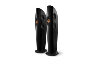 KEF Blade Two Meta Floorstanding Speakers - Piano Black / Copper