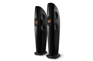 KEF Blade One Meta Floorstanding Speakers - Piano Black / Copper
