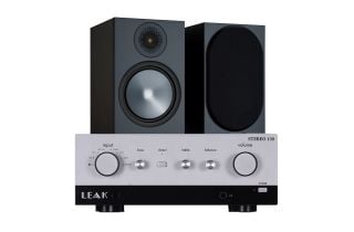 LEAK Stereo 130 Integrated Amplifier with Monitor Audio Bronze 100 Speakers (6th Gen)